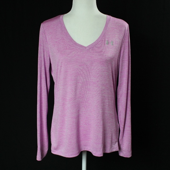 Under Armour Tops - Under Armour | Pink Athletic Long Sleeve Top | Sz M
